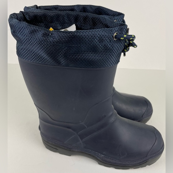 Snowmaster Made In Canada Waterproof Rain Boots Boys Size 4 - Picture 5 of 11